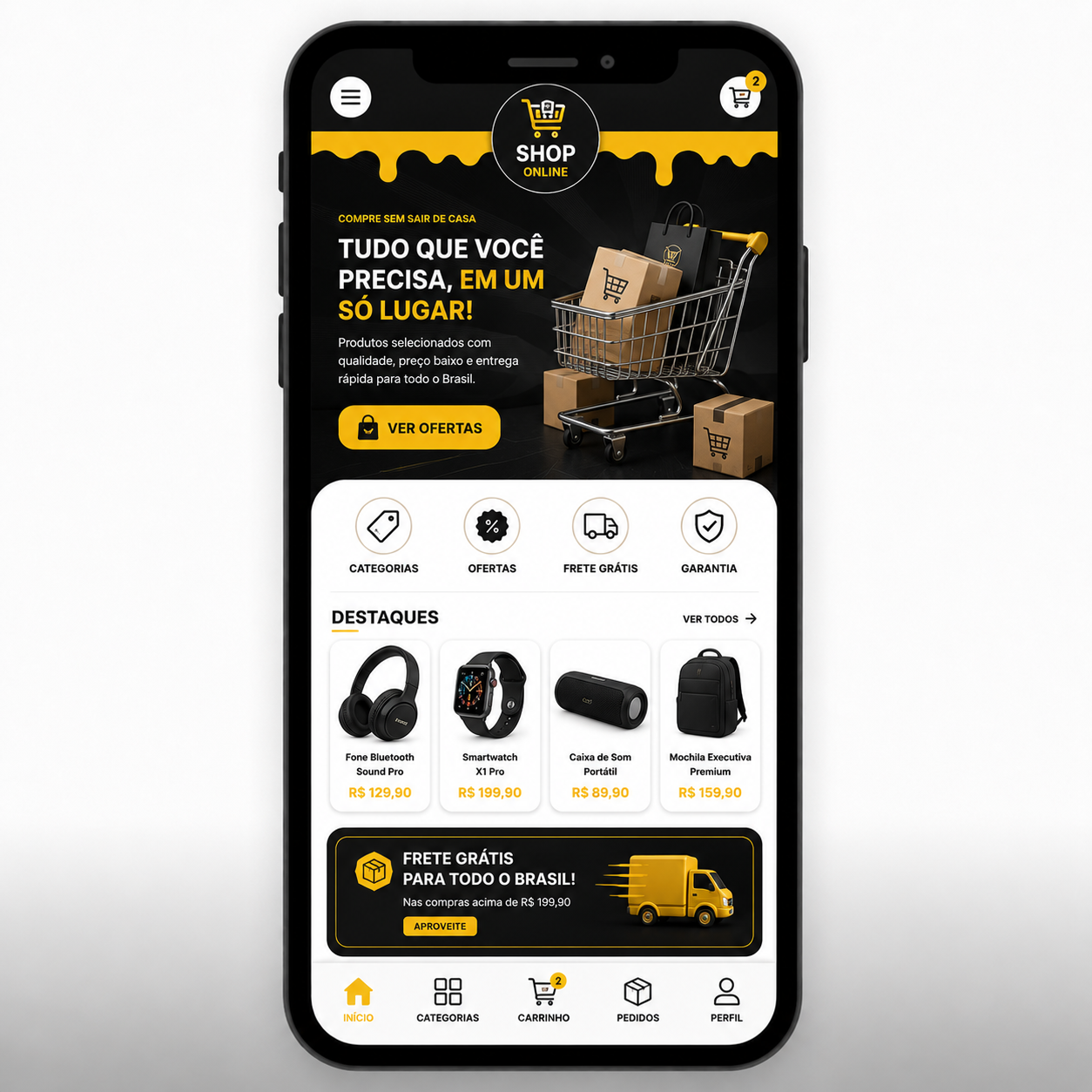 MAGINUSS versão Elite · E-commerce